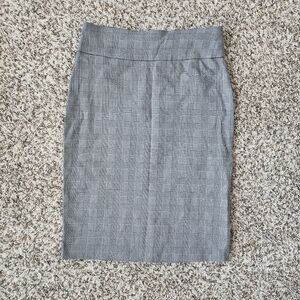 Gray Plaid Women's Skirt